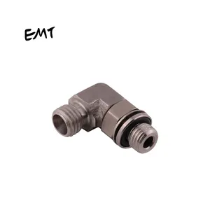 Yimiante Stainless steel DIN 2353 bite type hydraulic joint male elbow with ED o-ring