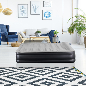 Matelas gonflable de lit d'air de taille double de reine contemporaine meubles gonflables robustes et stables modernes chambre d'école d'hôpital de maison - Product Image 3