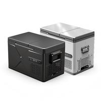 Réfrigérateur de voiture 40L 12V avec compresseur, congélateur électrique 12V pour camionnette et fourgonnette