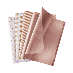 Rose Gold 50*70cm Resin Coated Single Side Plastic <b>Paper</b> Bulk Gift Wrapping Wedding Christmas Party Decorative - Product Image 1