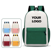 Sac à dos scolaire tendance en gros pour adolescents, léger, grande capacité, pour ordinateur portable, imperméable, multi-poches, en polyester, avec logo personnalisé
