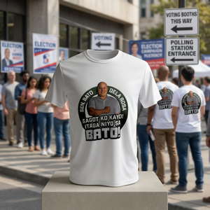 Maglietta Personalizzata per Campagna Elettorale, <span class=keywords><strong>T</strong></span>-Shirt Personalizzata <span class=keywords><strong>Sen</strong></span> Bato Dela Rosa per Sostenitori Politici, Stampa Personalizzata in Serie - Product Image 2
