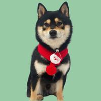 Lot de Foulards de Noël en Laine pour Animaux de Compagnie – Motifs Arbre de Noël et Père Noël pour Chiens et Chats – Idéal Toutes Saisons