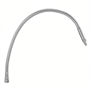 Manguera articulada de metal cromado para refrigerantes, 30 cm de longitud, diseño flexible - Product Image 2