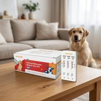 Test rapide 3 en 1 pour le dépistage multi-infections EHR BAB ANA Ab, suite de diagnostic canine Ehrlichia Babesia Anaplasma, fabrication en usine