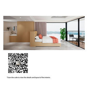 <span class=keywords><strong>Casa</strong></span> Contenedor Estilo Cabaña Forestal A6, 1 Dormitorio, 1 Baño, Balcón Abierto, Acero y Aluminio, Ecológica, Prefabricada, Modular - Product Image 5