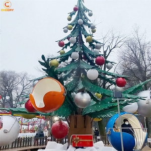 Funfair Vui Chơi Giải Trí Công Viên Giáng Sinh Chủ Đề Thu Hút Xoay Cây Giáng Sinh Tự Điều Khiển Máy Bay Cho Trẻ Em Và Người Lớn Cho Bán - Product Image 4