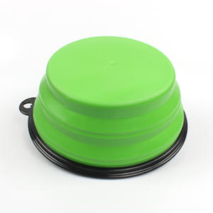 Taşınabilir Anti-tip silikon katlanır köpek kase plastik kedi maması & su kasesi Canine & Feline Pet sahipleri için arkadaşı - Product Image 3