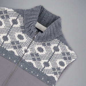 Cotone imbottito toppa <span class=keywords><strong>lavoro</strong></span> maglieria Design norvegese lana Jacquard ibrido gilet - Product Image 6