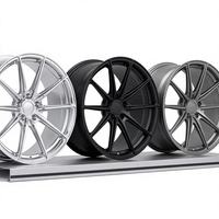 Rines Monobloque Forjados Superligeros 6061-T6 de Alta Resistencia a la Compresión, Borde Profundo Cromado, Rines Forjados Personalizados para Vehículos Eléctricos y SUV