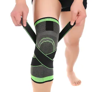 ספורט בלחץ Kneepad אלסטי הברך רפידות תמיכת שרוול כדורסל כדורעף סד אימון כושר מגן