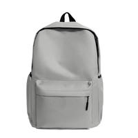 Sac à dos unisexe grande capacité en tissu Oxford avec fermeture éclair, imperméable, résistant aux taches, couleur unie, pour l'école primaire, voyage et ordinateur portable