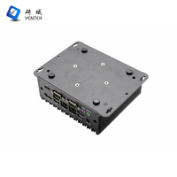 PC Industrial sin Ventilador de Amplio Rango de Temperatura, Pantalla Dual 4K HD DP, 8 USB, 2 COM, LAN Dual, 64GB, PC para Automatización Industrial