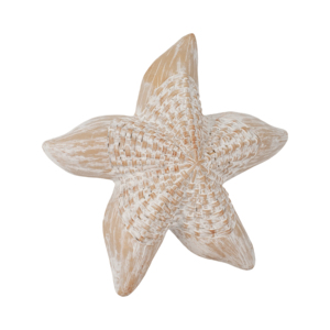 Figurina di stella marina in resina, decorazione costiera per casa, ufficio, mensola, bagno, tavolino da caffè. - Product Image 2