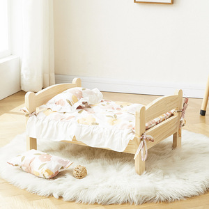 Casa para Perros y Gatos, Caja de Madera, Universal para las Cuatro Estaciones, Desmontable, Lavable, de Interior, Fácil Instalación - Product Image 1