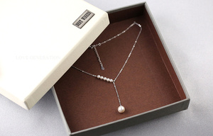 Kalung Mutiara Perak Grosir Pabrik Liontin untuk Wanita Fashionable Hadiah Festival Perhiasan Perak Sterling - Product Image 6