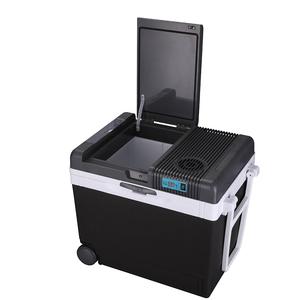 Glacière électrique portable pour camping, réfrigérateur de <span class=keywords><strong>voiture</strong></span> 33L Evercool EC-985 AC/DC <span class=keywords><strong>12V</strong></span> 240V 110V avec poignée et roulettes - Product Image 2
