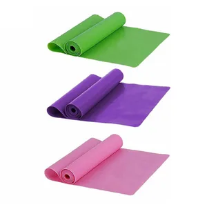 High Strength Customized 1.5M Flat Resistance Bands Elastic Yoga Band Latex Resistance band Roll