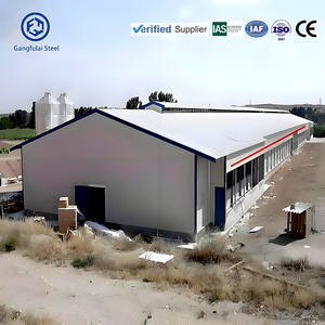 Nave Industrial Prefabricada de Acero Ligero Multi-Span, Estructura de Acero, Almacén con Estructura Metálica - Product Image 1