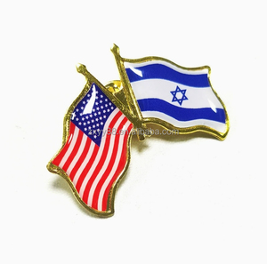 Épingles du drapeau de l'amitié américaine US Israël Épingles en vrac Patriotic USA Support Israeli Pins Badge Souvenir I Stand with <span class=keywords><strong>Israel</strong></span> <span class=keywords><strong>Flag</strong></span> Pins - Product Image 6