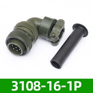 Mỹ tiêu chuẩn hàng không cắm 5015 cong MS3108A16S-1S MS3102A16S-1P 7 lõi nhôm không thấm nước nối hình tròn - Product Image 5