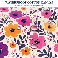 Tissu en toile 100% coton pour impression numérique, imperméable, 280 g/m², pour sacs fourre-tout, service personnalisé
