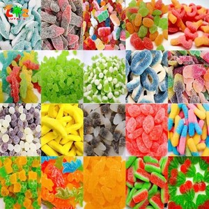 Gomitas de frutas ácidas al por mayor de fábrica, dulces masticables sueltos de formas variadas para fiestas infantiles - Product Image 4