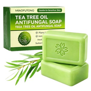 Savon artisanal purifiant et régulateur de sébum <span class=keywords><strong>à</strong></span> l'<span class=keywords><strong>huile</strong></span> <span class=keywords><strong>d</strong></span>'<span class=keywords><strong>arbre</strong></span> <span class=keywords><strong>à</strong></span> <span class=keywords><strong>thé</strong></span> sauvage transfrontalier 115g – <span class=keywords><strong>Huile</strong></span> essentielle <span class=keywords><strong>d</strong></span>'été – Best-seller <span class=keywords><strong>Amazon</strong></span> - Product Image 5