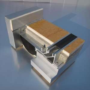 Couvercles de joint de dilatation sismique affleurants avec système Pop-up Couvercle de joint de mouvement en alliage d'aluminium du sol au <span class=keywords><strong>mur</strong></span> pour le béton - Product Image 1