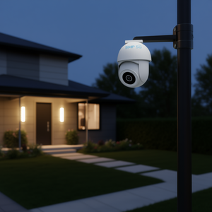 Cámara de Seguridad Exterior SMP 5G 5MP con Detección de Movimiento por IA, Visión Nocturna en Color, Luz de Proyección, Audio Bidireccional, Sistema de Vigilancia WiFi - Product Image 2
