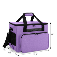 Sac de rangement pour machine à coudre familiale sac fourre-tout de voyage pour la plupart des machines à coudre standard et sac d'accessoires