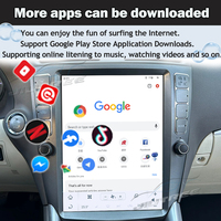Radio de coche para Lexus IS250 IS300 IS200 IS220 IS350 2004-2012 Tesla pantalla automotriz Multimedia Carplay Android 13 4G WIFI