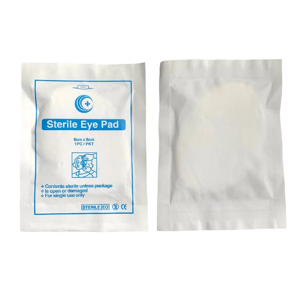 Medical Absorbent Round or Oval Emergency Eye Patch Eye Care Dressing Disposable Sterile Eye Pads