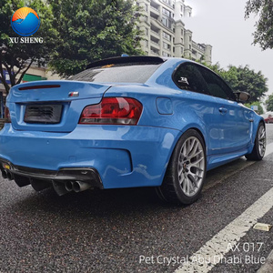 Commercio all'ingrosso della fabbrica di Qualità Gloss Pet Cristallo Abu Dhabi Blu di colore dell'involucro dell'automobile della pellicola del vinile Dell'involucro Dell'automobile Del Vinile Pellicola del Bicromato di potassio - Product Image 6