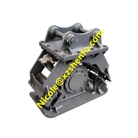 Attachements d'excavatrice de compacteur hydraulique de plat vibrant