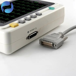 Draagbare <span class=keywords><strong>3</strong></span>-kanaals ECG met lichtgewicht ontwerp, CE-gecertificeerd medisch apparaat klasse II, met ingebouwde batterij en duurzame constructie - Product Image 4