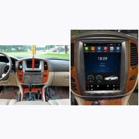 12,1 pulgadas Dvd coche Radio Estéreo Android 11 pantalla táctil reproductor Multimedia Carplay para Toyota Land Cruiser LC100 2003-2007