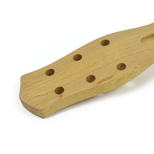 Chitarra elettrica collo 22 tasti chitarra elettrica collo d'acero intarsio punto nero per chitarra elettrica stile ST raso naturale - Product Image 3