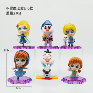 Statuette 3D in PVC <span class=keywords><strong>di</strong></span> <span class=keywords><strong>Anna</strong></span> ed <span class=keywords><strong>Elsa</strong></span> <span class=keywords><strong>di</strong></span> Frozen, Creative e Carine, Accessori Decorativi da Tavolo <span class=keywords><strong>di</strong></span> Alta Qualità, Vendita all'Ingrosso - Product Image 2