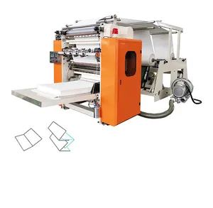 Best Price Automatic Soft Pack Cardboard Box Type V Folding Facial Tissue Paper Processing Machine On Sale