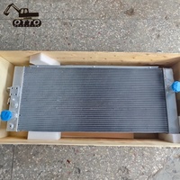 OTTO 11Q6-46631 11Q646631 Ensemble de radiateur et réservoir de liquide de refroidissement pour pièces de refroidissement d'excavatrice compatible avec R220-9S R220LC-9S R210NLC-9