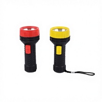 Lampe torche LED à super luminosité alimentée par piles AA, corps en ABS, pour une utilisation en cas d'urgence
