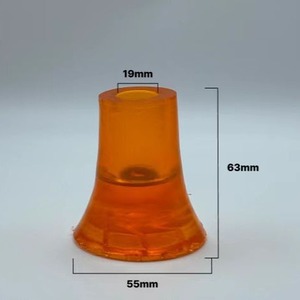 Embout de canne médicale Jianghao en caoutchouc antidérapant 19 mm x 55 mm x 63 mm pour bâtons de marche - Product Image 1