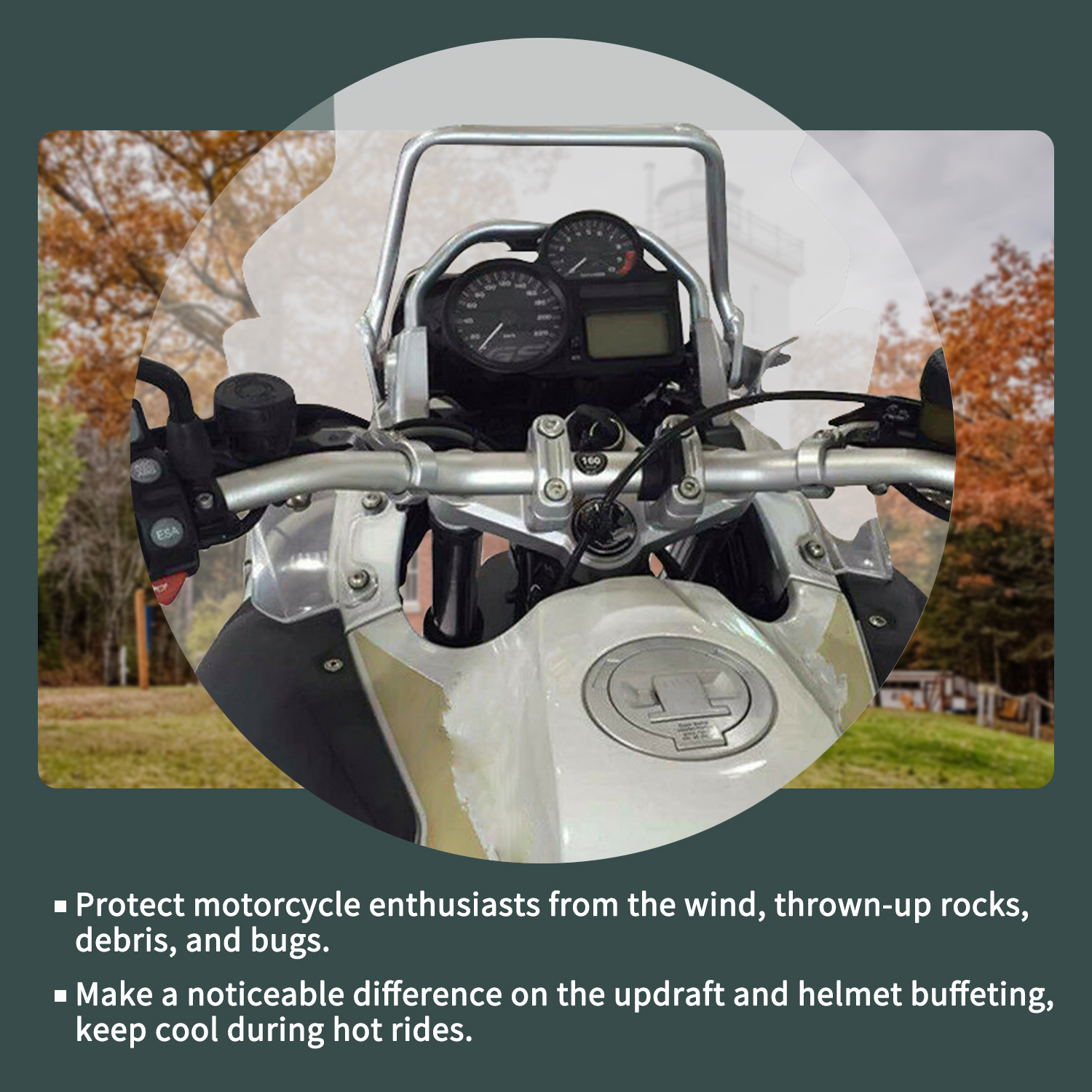 BMW R 1200 GS GIVI Windscherm verstelbaar helder AF 330 - Advertentie