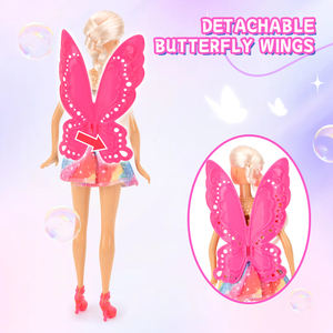 SY nouvelle poupée 2 en 1 Sea-Maid poupée jouet 11.5 pouces habiller poupée de mode pour les filles avec des ailes et Sea-Maid queue princesse sirène jouet - Product Image 4