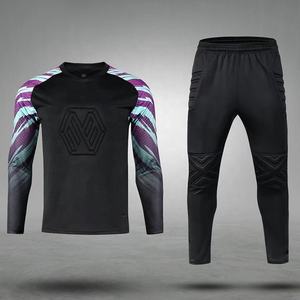 Fabrik Niedriger Preis Männer und Frauen Langarm Grün Fußball Trikot Torwart Langarm Set Blank Fußball Uniform Wear - Product Image 4