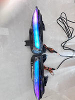 RGB LED Bumper Lights Flow Series Fit for Infiniti Q50 Sport Sedan 2014-2024 App Control Sequential Turn Signal DRL Assembly