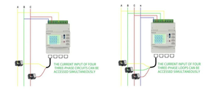 Compteur d'énergie multi-circuits Acrel DTSD1352-4S avec contrôle à distance pour station <span class=keywords><strong>de</strong></span> base <span class=keywords><strong>de</strong></span> tour et CT à noyau divisé - Product Image 6