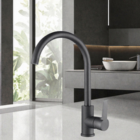 Robinet de lavabo moderne en acier inoxydable à trou unique, sans fuite, installation rapide, logo personnalisé, robinet de salle de bain