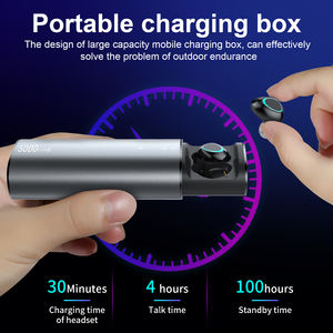 <span class=keywords><strong>K100</strong></span>-écouteurs sans fil TWS, casque de jeu BT électrostatique, oreillettes étanches, avec batterie portable 2022 mAh, nouvelle collection 5000 - Product Image 3